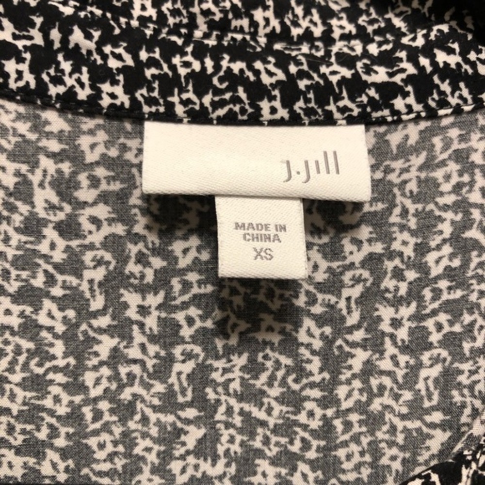 J.Jill Abstract Print Button Down Blouse - image 5